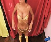 Meaty Pussy Latina Cant Contain Her Pussy Lips Or Her Tits! from moka belly dancer