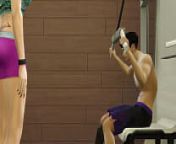 Japanese StepMom helps her StepSon in the gym to motivate him for competition from 亚博体育竞技二打一辅助qs2100 cc亚博体育竞技二打一辅助 gvm