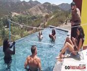 Pool party debauchery part 1 from swimming pool party sex