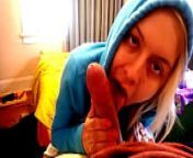 Cute gf Chloe Kennedy shows off her bj skills. from showing off my indian skills oc
