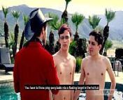 Naked Twink Contest - 8 Boys Orgy: France fucks America from gay naked boy