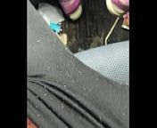Fingering my girl in the car from girl fingers pussy in car by her self