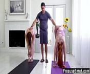 Hot milfs submit to their yoga teacher from sex yoga teacher