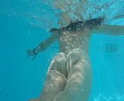 sexoceane swimming totally nude from nude swimming pool