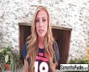 Samantha's BJ Leads To A Creampie from sexmassga comule 34 nude brady bunch
