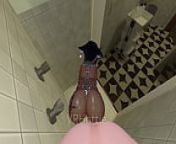 POV Ebony Standing Shower Fuck Lap Dance VRChat ERP from hannah owo bathroom