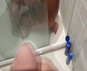 The deal with my wife was only to play with no condomswith boy at shower in bathroom but... REAL HOMEMADE CUCKOLD FILMS THREESOME Karina and Lucas from boy flashing