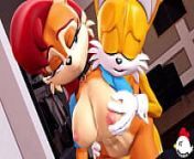 Tails and Sally [Hentype] from tails and sonic by dahsharky