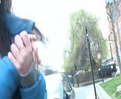 Beautiful slut pissing in public and masturbating in a working class London from londen xvideo com