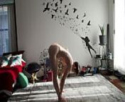 Goddess Aurora Willows Bikini Yoga 4 from 10 to 15 min de