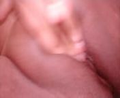 Clean shaven pussy rubbing and cumming from clean shaven pussy ola