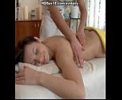 Pussy massage and hard fuck from massage and hard
