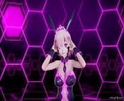 MMD Bunny Costume Mashu Kyrielight Fgo lamb (Submitted by redknight) from fgo