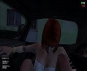 GTAV - Red Head prostitute from gta v strip club
