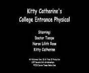 Kitty Catherine's Caught On Spy Cam Undergoing Entrance Physical With Doctor Tampa & Nurse Lilith Rose @ GirlsGoneGyno.com! - Tampa University Physical from parallel universes b