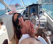 Yacht Fucking with Kelsi Monroe and Kira Perez VS. J Mac from pelorus yacht