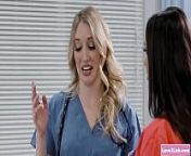 Blonde doctor facesitted by her nurse from nurse romance with patient xxx