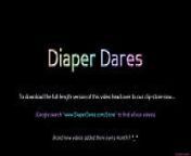 The Pampers-Princess Jessica Morgan teases & twerks while wearing a nappy! | (December 2021) from maria décembre 2021