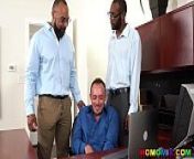Intern Jacking Off To IR Gay Porn At Work In Front Of Audience from black gay office sex