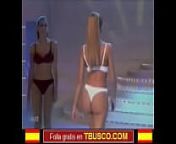 Modelos en tanga y sujetador de Noche de Fiesta from tv sereal eshetha bra and panti video