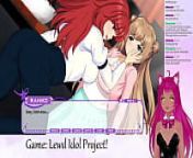 VTuber LewdNeko Plays Lewd Idol Project Vol. 1 Part 4 from hentai game idol