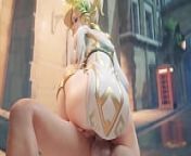 3D Compilation: Overwatch Mercy Blowjob Dick Ride Anal Fucked Uncensored Hentai from uncensored blowjob compilation