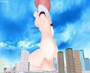 Riding the SkyTree (Giantess/Size Fetish) [MMD] from the life sized city