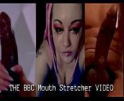 The BBC Mouth Stretcher Video by Goddess Lana from goddess anna69gc webcam video
