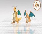 The Same Charizard & Dragonite Video Dancing With Differents Songs from pokemon go xd catoon