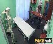 Fake Hospital Sexy reporter gets to the point with blowjob and hard sex from hospital sexi