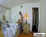 Elsa Jean gets woken up for a creampie from prithvi jeans