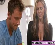 MILF Julia Ann Threeway With Step-Son & Creampie from son and graany