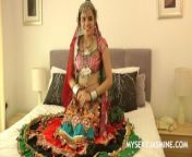 Charming Indian College Girl Jasmine In Gujarati Garba Dress from gujrati bal git aais crimt