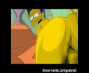 The Simpsons from the simpsons barts teacher naked