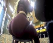 Thickumz - Thick Ass Blonde Caught At The Bowling Alley from brandi bae faci