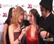 PornhubTV Kiki Daire Red Carpet 2013 AVN Awards from chorvatsko 2013