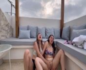 I can't believe I masturbated with another woman in public!!! from elan sham hot sex bikini removing