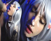 Gawr Gura became a lustful bunny girl - Sunako_Kirishiki from తెలుగు sex videos