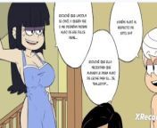 Hot brunettes want to have Lincoln Loud's huge cock in their pussy from the loud housen mini comic