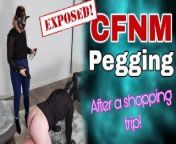 CFNM Exposed Pegging in Jeans! Hard Anal Fuck Femdom Female Domination BDSM Milf Stepmom Real from evli woman stropon pegging sex videos
