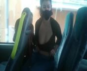 (RISKY PUBLIC) HORNY NEIGHBORS DO DIRTY ON THE BUS BLOWJOB AND TITS ALL OUTDOORS from maa ar date xxx