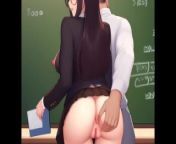 Naughty Teacher No Panties Getting Fucked in Classroom Anime Compilation from irina jelavic assassination classroom hentai