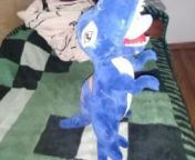 Blue dinosaur t-rex (60cm) from dinosaur commercial