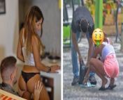 Sexy Brazilian Gold Digger Changes Her Attitude When She Sees His Cash from pargent