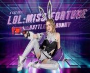 Scarlett Sage as LOL BATTLE BUNNY MISS FORTUNE Thinks You Wont Be Able To Handle Her from desi punjabi sex mms