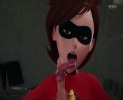 The Incredibles Elastigirl Sucking A Cock! from aunht