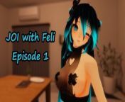 Horny Catgirl takes care of you and lets you cum down her throat~ [JOI with Feli - Ep.1] from vtuber catgirl