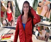 GERMAN SCOUT - Skinny Tall Teen Lana Lenani with long legs and Hair at Casting Fuck from talles