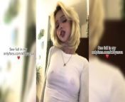18 Year Old Sexy Girl Films TikTok with Big Tits from ashley emma ashleyemmax nude onlyfans leak mp4