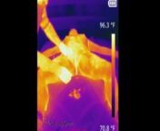 Thermal Camera wax play with Multiple Orgasms from Nipple Play and Fingering from 101 xxxsex image